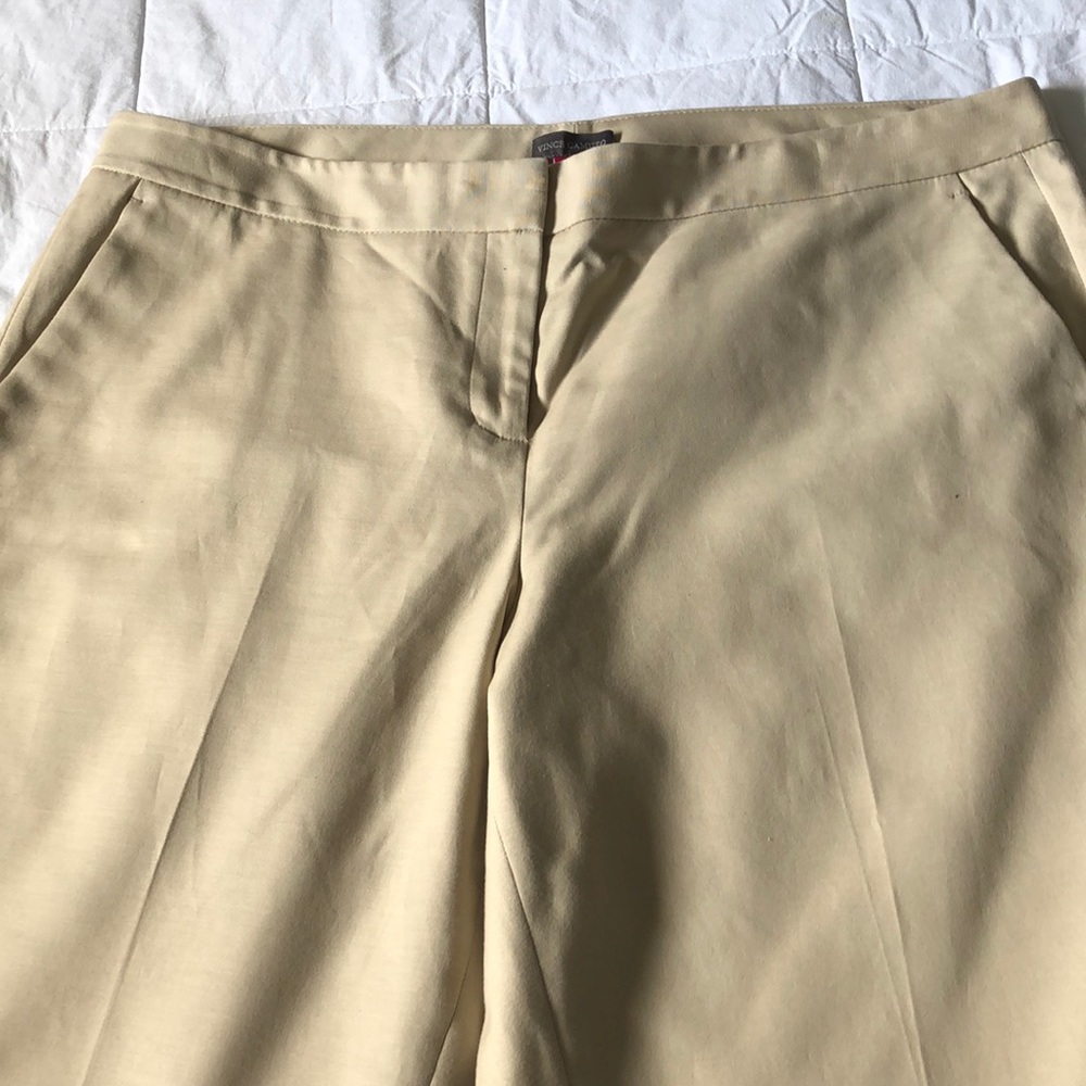 VINCE CAMUTO CREAM CASUAL PANTS - Picture 2 of 10